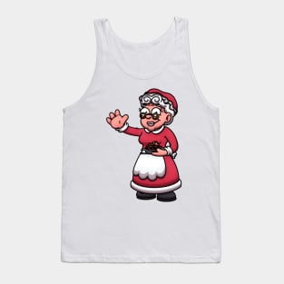 Friendly Mrs. Claus Tank Top